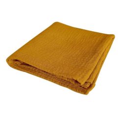 Vente flash ???? Paris Prix Drap Housse Bébé Extensible 70x140cm Moutarde ????