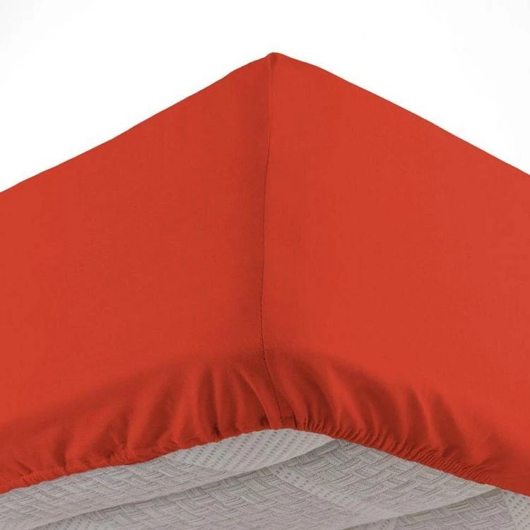 Budget 😍 Paris Prix Drap Housse Lina 90x190cm Paprika 🎉 1 Budget 😍 Paris Prix Drap Housse Lina 90x190cm Paprika 🎉