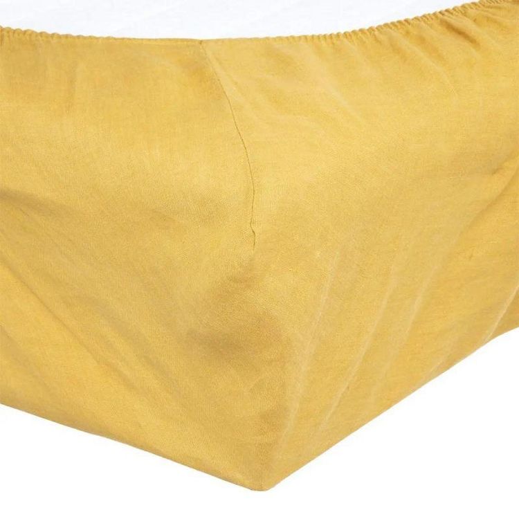 Drap Housse en Lin Adorable 140x190cm Jaune Ocre Acheter ✔️ Drap Housse En Lin Adorable 140x190cm Jaune Ocre ???? -LOLLYBEL Magasin unnamed file 3119