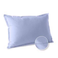 Budget ⌛ ACTUEL Taie D'oreiller Unie En Coton 57 Fils - Collection Permanente ❤️