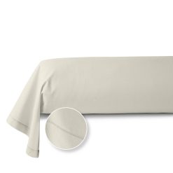 Vente flash ???? ACTUEL Taie De Traversin Unie En Coton 57 Fils ???? -LOLLYBEL Magasin unnamed file 3188