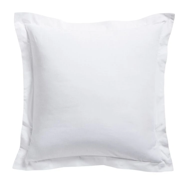 Meilleure vente ❤️ TODAY Lot De 2 Taies D'oreiller Uni Coton 57 Fils 👍 3 Meilleure vente ❤️ TODAY Lot De 2 Taies D'oreiller Uni Coton 57 Fils 👍 – Image 3