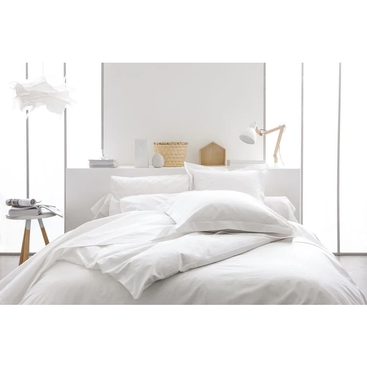 Meilleure vente ❤️ TODAY Lot De 2 Taies D'oreiller Uni Coton 57 Fils 👍 4 Meilleure vente ❤️ TODAY Lot De 2 Taies D'oreiller Uni Coton 57 Fils 👍 – Image 4