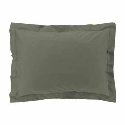 Remise ???? Paris Prix Taie D'Oreiller Percaline 50x70cm Kaki ????