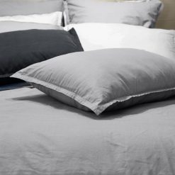 Promo ???? Sensei Maison Lot De 2 Taies D'oreiller En Coton Lavé Biologique ORGANIKA ⭐ -LOLLYBEL Magasin unnamed file 3275