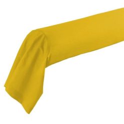 Offres ???? Paris Prix Taie De Traversin Lina 85x185cm Ocre ????