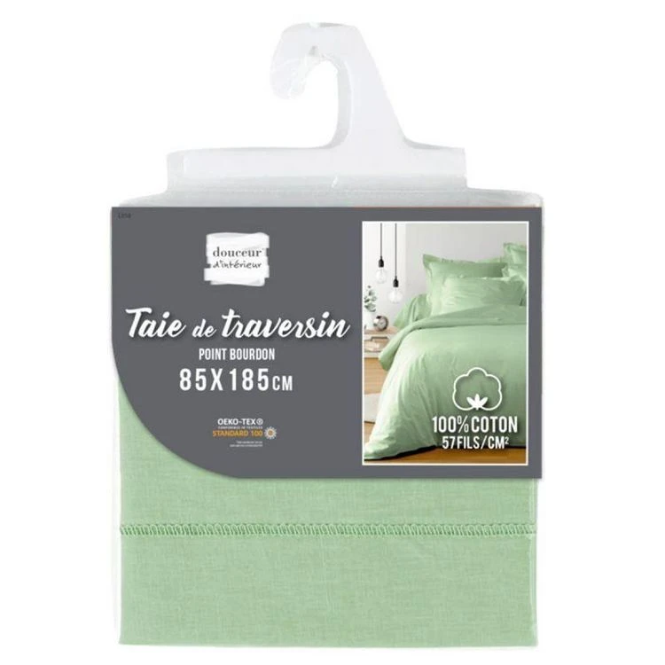 Bon marché ✔️ Paris Prix Taie De Traversin Lina 85x185cm Tilleul 🧨 2 Bon marché ✔️ Paris Prix Taie De Traversin Lina 85x185cm Tilleul 🧨 – Image 2