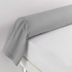 Vente flash ???? Paris Prix Taie De Traversin Lina 85x185cm Gris Galet ????