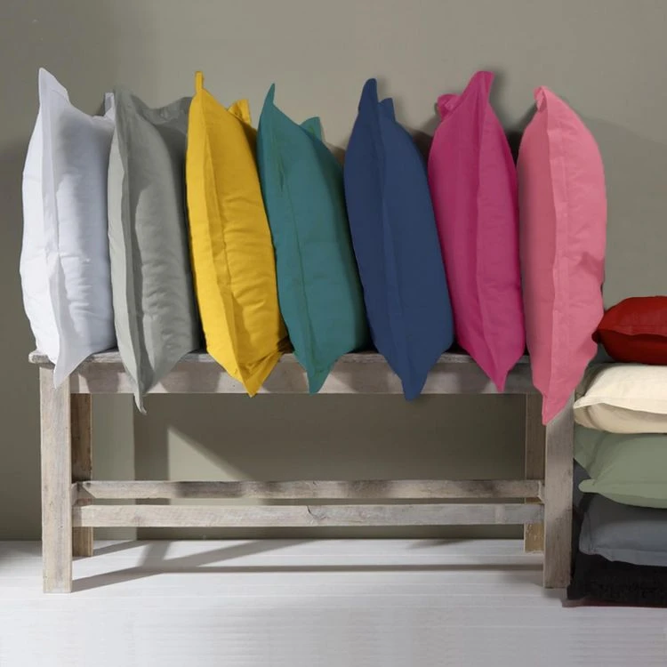 Grosses soldes 🎉 FUTURE HOME Taie D'oreiller Unie Coton 57 Fils Blanc éclatant 50x70cm 🤩 3 Grosses soldes 🎉 FUTURE HOME Taie D'oreiller Unie Coton 57 Fils Blanc éclatant 50x70cm 🤩 – Image 3