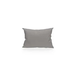 Remise 🥰 Soleil D'ocre Taie D'oreiller Rectangle US 50x75 Cm En Coton Uni 57 Fils SOLEIL D'OCRE Gris ❤️