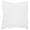 Nouveau ???? Taie D'Oreiller En Lin Adorable 65x65cm Blanc ????