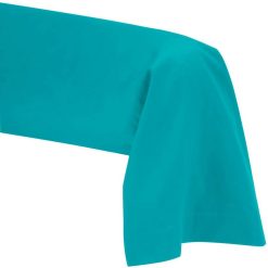 Meilleure vente ???? Le Linge De Jules Taie De Traversin 45 X 185 Cm - Turquoise ????