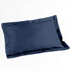 Nouveau ???? Paris Prix Taie D'Oreiller En Coton Bio Biolina 50x70cm Bleu Nuit â