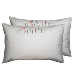 Remise ✨ Sensei Maison Lot De 2 Taies D'oreiller Brodées En Percale De Coton FLORIALES ???? -LOLLYBEL Magasin unnamed file 3829