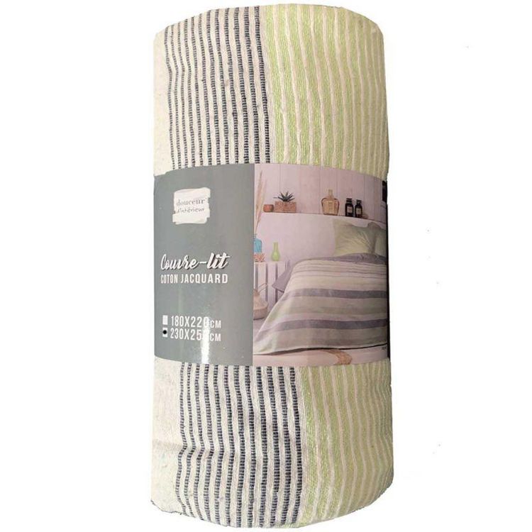 Paris Prix Couvre-Lit 2 Personnes Fiby 230x250cm Vert Remise ???? Paris Prix Couvre-Lit 2 Personnes Fiby 230x250cm Vert ???? -LOLLYBEL Magasin unnamed file 3919