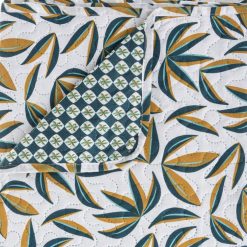 Grosses soldes ???? Dessus De Lit Imprimé Bando 220x240cm Bleu Canard ???? -LOLLYBEL Magasin unnamed file 4005