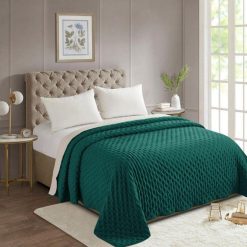 De gros ???? Dessus De Lit Lave 240x260cm Bleu Canard ❤️ -LOLLYBEL Magasin unnamed file 4013