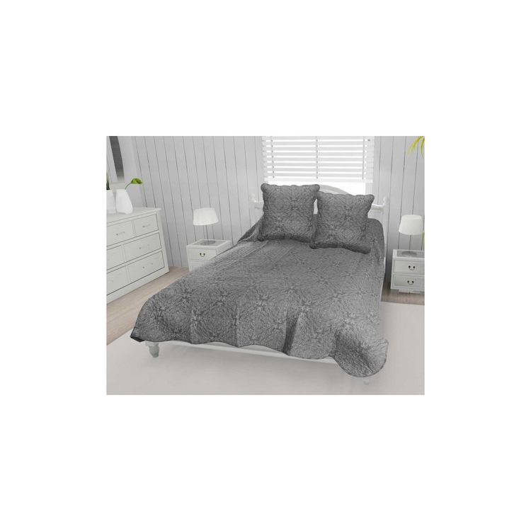 Soleil d'ocre Couvre-lit boutis coton 240x260 cm ARABESQUE avec 2 taies d'oreiller Bon marché ???? Soleil D'ocre Couvre-lit Boutis Coton 240x260 Cm ARABESQUE Avec 2 Taies D'oreiller ???? -LOLLYBEL Magasin unnamed file 4014