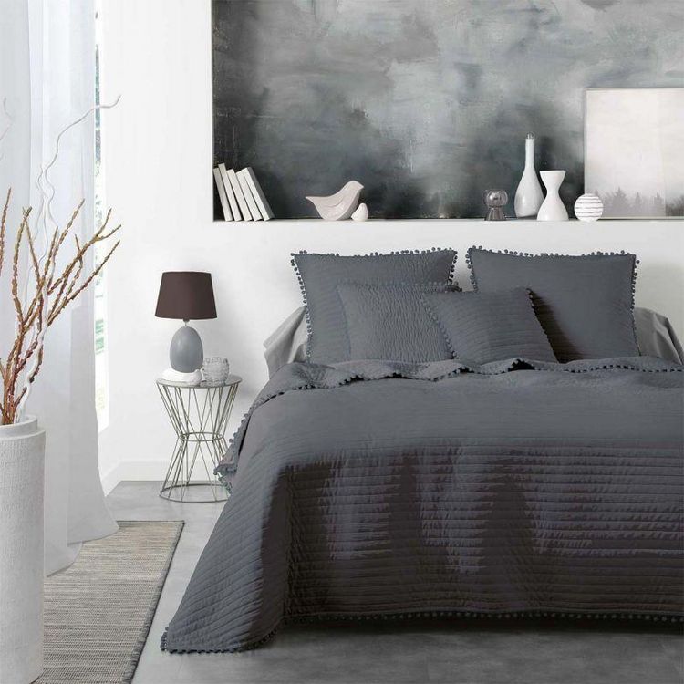 Paris Prix Couvre-Lit Matelassé Dorinette 180x220cm Anthracite Meilleur prix ???? Paris Prix Couvre-Lit Matelassé Dorinette 180x220cm Anthracite ???? -LOLLYBEL Magasin unnamed file 4056
