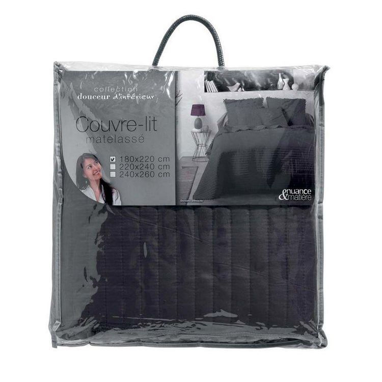 Paris Prix Couvre-Lit Matelassé Dorinette 180x220cm Anthracite Meilleur prix ???? Paris Prix Couvre-Lit Matelassé Dorinette 180x220cm Anthracite ???? -LOLLYBEL Magasin unnamed file 4057