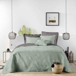 Meilleur prix ???? Paris Prix Couvre-Lit Matelassé Colombine 220x240cm Sauge ????