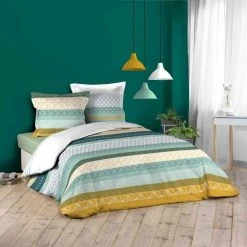 Nouveau 😍 Paris Prix Parure De Lit 3 Pièces Juliane 240x220cm Multicolore ❤️