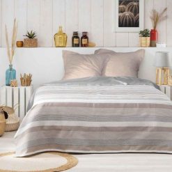 Sortie ???? Paris Prix Couvre-Lit 2 Personnes Fiby 230x250cm Lin ????