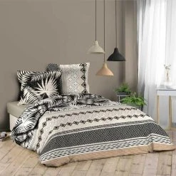 Budget 🥰 Paris Prix Parure De Lit 3 Pièces Oriane 240x220cm Naturel 🎉