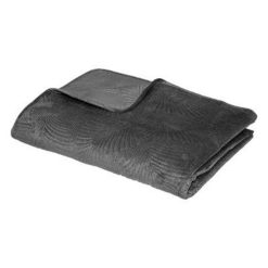 De gros ???? Dessus De Lit Feuilles 240x260cm Gris Ardoise ????