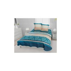 Nouveau ???? Soleil D'ocre Couvre-lit Boutis Coton 240x260 Cm ANNA Avec 2 Taies D'oreiller ????