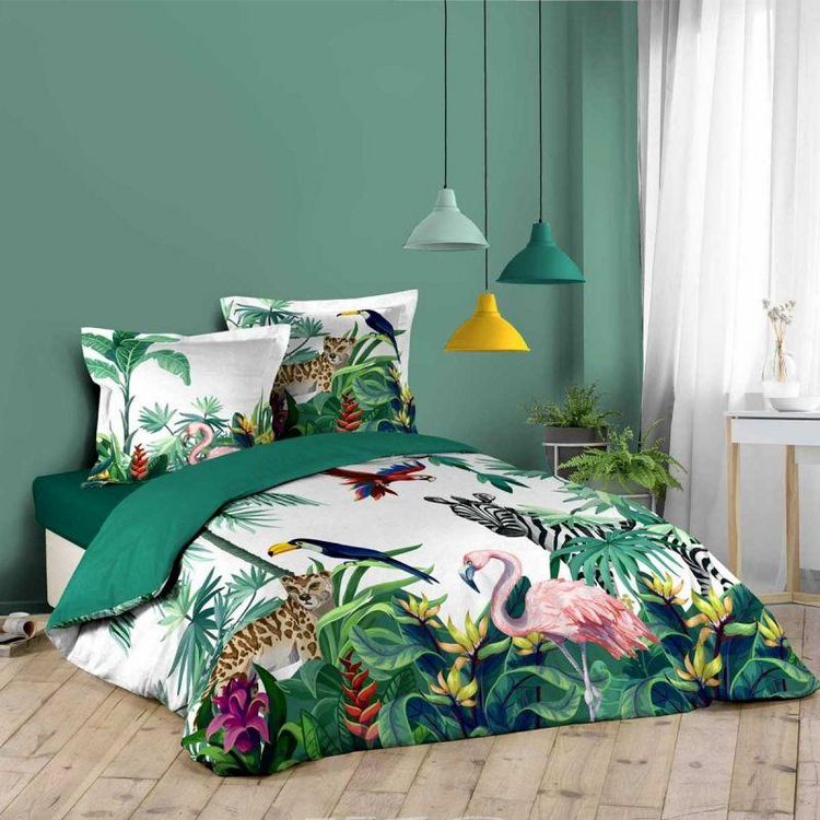 Paris Prix Parure de Lit 3 Pièces Exotica 260x240cm Vert Top 10 ???? Paris Prix Parure De Lit 3 Pièces Exotica 260x240cm Vert ???? -LOLLYBEL Magasin unnamed file 414