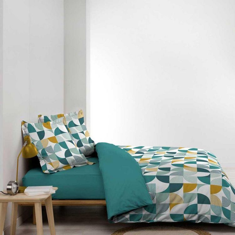 Paris Prix Parure de Lit 3 Pièces Rythmo 260x240cm Bleu Le moins cher ???? Paris Prix Parure De Lit 3 Pièces Rythmo 260x240cm Bleu ???? -LOLLYBEL Magasin unnamed file 422