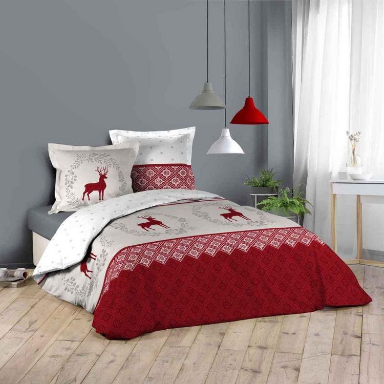 Paris Prix Parure de Lit 3 Pièces Méribel 240x220cm Rouge Le moins cher ???? Paris Prix Parure De Lit 3 Pièces Méribel 240x220cm Rouge ???? -LOLLYBEL Magasin unnamed file 440