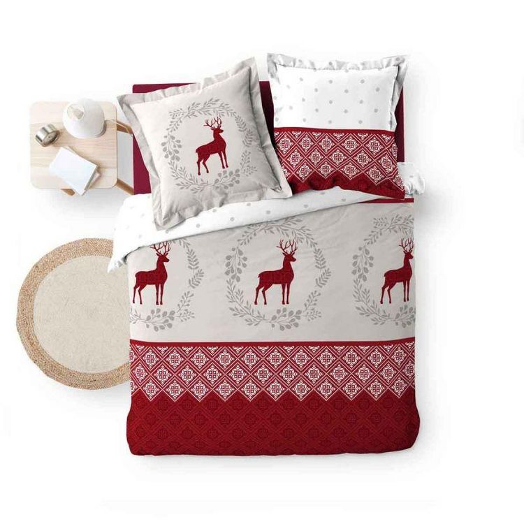 Paris Prix Parure de Lit 3 Pièces Méribel 240x220cm Rouge Le moins cher ???? Paris Prix Parure De Lit 3 Pièces Méribel 240x220cm Rouge ???? -LOLLYBEL Magasin unnamed file 441