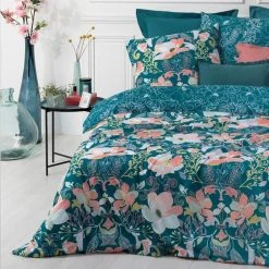 Meilleur prix 😀 Parure De Lit 3 Pièces Amelia 240x220cm Vert ⌛