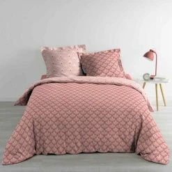 Nouveau 🎉 Paris Prix Parure De Lit 3 Pièces Meloe 240x220cm Rose 😉 -LOLLYBEL Magasin unnamed file 470