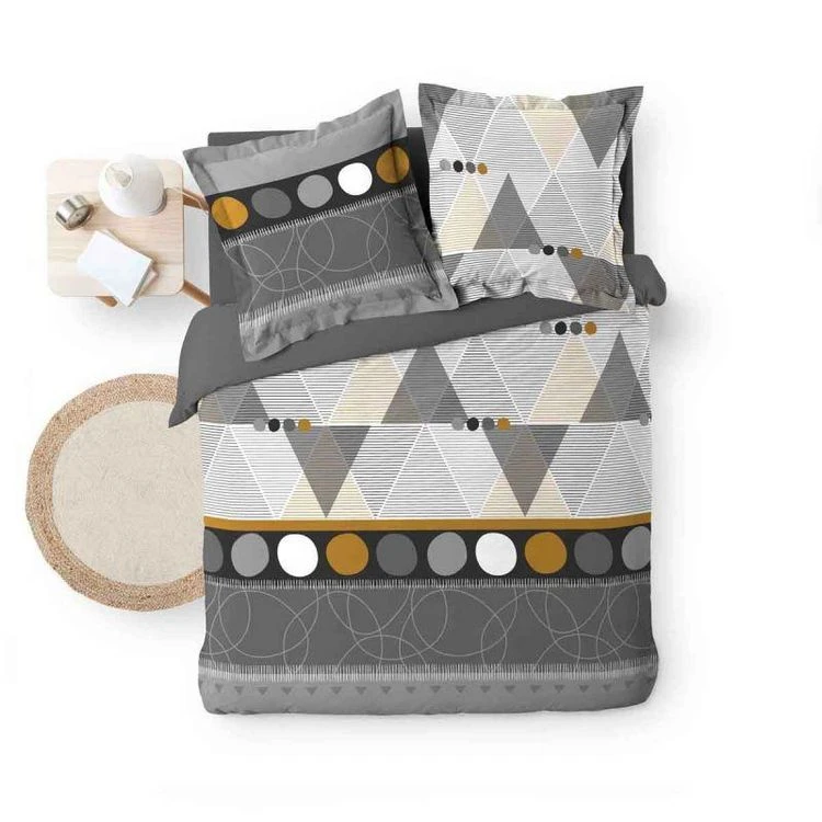 Bon marché 🔔 Paris Prix Parure De Lit 3 Pièces Triennale 240x220cm Gris ❤️ 2 Bon marché 🔔 Paris Prix Parure De Lit 3 Pièces Triennale 240x220cm Gris ❤️ – Image 2