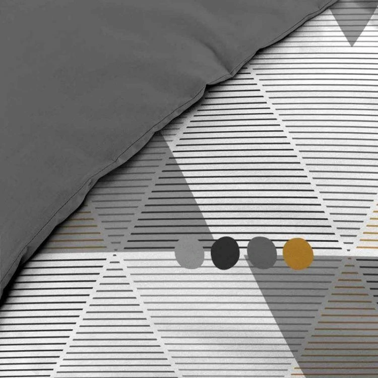 Bon marché 🔔 Paris Prix Parure De Lit 3 Pièces Triennale 240x220cm Gris ❤️ 3 Bon marché 🔔 Paris Prix Parure De Lit 3 Pièces Triennale 240x220cm Gris ❤️ – Image 3