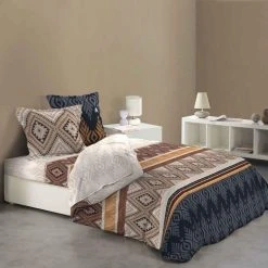 Bon marché ✨ Paris Prix Parure De Draps 4 Pièces Mongori Multicolore 💯