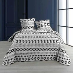 Grosses soldes 🎁 Paris Prix Parure De Lit 3 Pièces Sintra 240x220cm Blanc 🎁