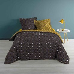 Remise ???? Paris Prix Parure De Lit 3 Pièces Meloe 240x220cm Gris ????