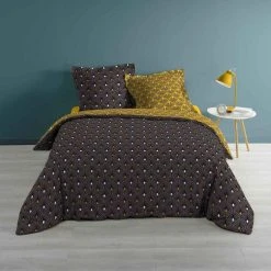 Remise 🎁 Paris Prix Parure De Lit 3 Pièces Meloe 240x220cm Gris 👍