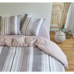 Grosses soldes 🎁 Parure Housse De Couette + Drap Housse En Microfibre ADELINE 👍