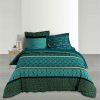 Coupon ???? Paris Prix Parure De Lit 3 Pièces Leandro 260x240cm Vert ⭐