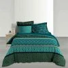 Coupon 😍 Paris Prix Parure De Lit 3 Pièces Leandro 260x240cm Vert ⭐
