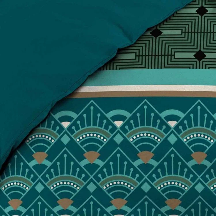 Coupon 😍 Paris Prix Parure De Lit 3 Pièces Leandro 260x240cm Vert ⭐ 3 Coupon 😍 Paris Prix Parure De Lit 3 Pièces Leandro 260x240cm Vert ⭐ – Image 3