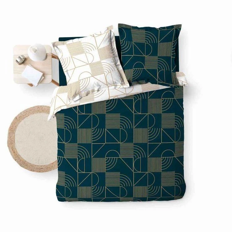 Tout neuf ✔️ Paris Prix Parure De Lit 3 Pièces Lineor 260x240cm Marine 😍 2 Tout neuf ✔️ Paris Prix Parure De Lit 3 Pièces Lineor 260x240cm Marine 😍 – Image 2