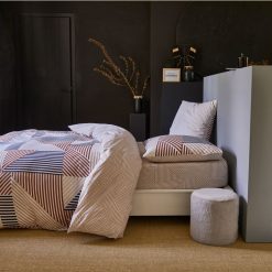 Meilleur prix ???? Parure Housse De Couette + Drap Housse En Coton 51 Fils SYBIL ????