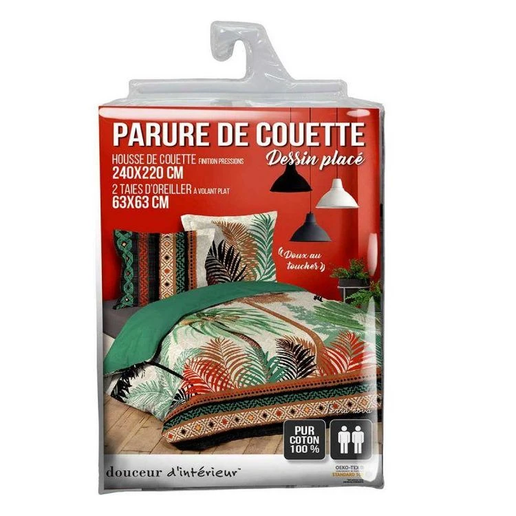 Bon marché ✨ Paris Prix Parure De Lit 3 Pièces Terra Nova 240x220cm Vert 🤩 2 Bon marché ✨ Paris Prix Parure De Lit 3 Pièces Terra Nova 240x220cm Vert 🤩 – Image 2