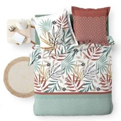 Sortie 😀 Paris Prix Parure De Lit 3 Pièces Melvina 240x220cm Vert ✨ -LOLLYBEL Magasin unnamed file 569